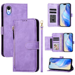 Ví da khóa kéo nhiều khe thẻ, ốp điện thoại, dành cho iPhone 11 Pro Max, iPhone 11, iPhone 11 Pro, iPhone X / XS, iPhone XR, iPhone XS Max, iPhone 8 Plus / 7 Plus