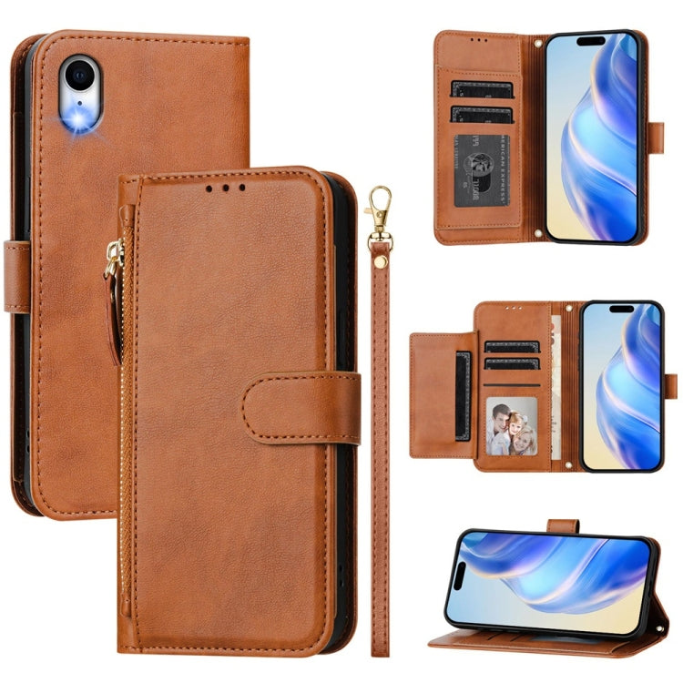 Ví da khóa kéo nhiều khe thẻ, ốp điện thoại, dành cho iPhone 11 Pro Max, iPhone 11, iPhone 11 Pro, iPhone X / XS, iPhone XR, iPhone XS Max, iPhone 8 Plus / 7 Plus