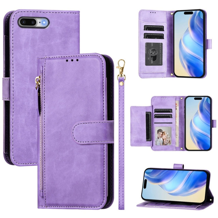 Ví da khóa kéo nhiều khe thẻ, ốp điện thoại, dành cho iPhone 11 Pro Max, iPhone 11, iPhone 11 Pro, iPhone X / XS, iPhone XR, iPhone XS Max, iPhone 8 Plus / 7 Plus