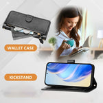 Ví da ốp lưng điện thoại nhiều ngăn thẻ có khóa kéo, dành cho iPhone 17e / 16e, iPhone 17 Pro Max, iPhone 17 Pro, iPhone 17, iPhone Air, iPhone 16 Pro Max, iPhone 16 Pro, iPhone 16 Plus