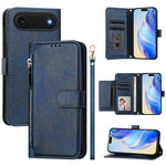 Ví da ốp lưng điện thoại nhiều ngăn thẻ có khóa kéo, dành cho iPhone 17e / 16e, iPhone 17 Pro Max, iPhone 17 Pro, iPhone 17, iPhone Air, iPhone 16 Pro Max, iPhone 16 Pro, iPhone 16 Plus