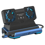 Trạm dock chơi game USB-C 9 trong 1 YCE-V279A có quạt tháo rời, 9 trong 1