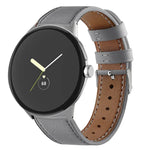 Dây đeo đồng hồ da thật đuôi tròn, dành cho Google Pixel Watch 4 / Watch 3 45mm