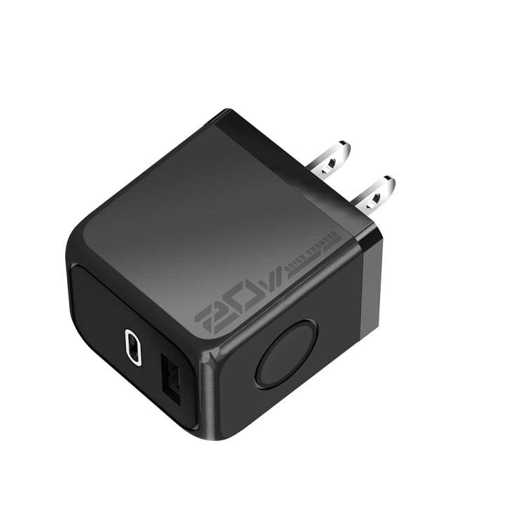 Sạc nhanh M167 PD 20W Type-C và USB QC 3.0, phích cắm EU, phích cắm US