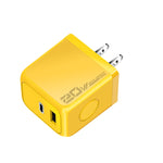 Sạc nhanh M167 PD 20W Type-C và USB QC 3.0, phích cắm EU, phích cắm US