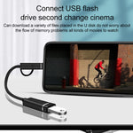 Bộ chuyển đổi OTG 3 trong 1 USB cái sang Micro USB, Type-C, 8 chân đực