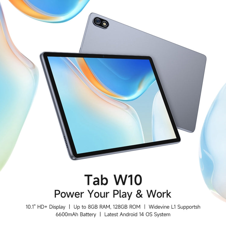 Máy tính bảng Ulefone Tab W10 WiFi, 10.1 inch Android 14 Unisoc T606 tám nhân, phích cắm EU, Tab W10