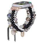 Dây đồng hồ chuỗi hạt vỏ sò, Dành cho Apple Watch 46mm / 49mm / 45mm / 44mm, Dành cho Apple Watch 42mm / 41mm / 40mm / 38mm