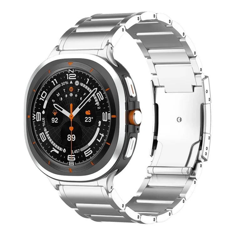 Dây đồng hồ thép titan khóa rùa ba hạt, Dành cho Samsung Galaxy Watch Ultra / Ultra 2025, Dành cho Samsung Galaxy Watch8 / Watch8 Classic