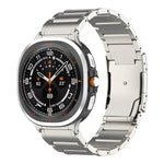 Dây đồng hồ thép titan khóa rùa ba hạt, Dành cho Samsung Galaxy Watch Ultra / Ultra 2025, Dành cho Samsung Galaxy Watch8 / Watch8 Classic
