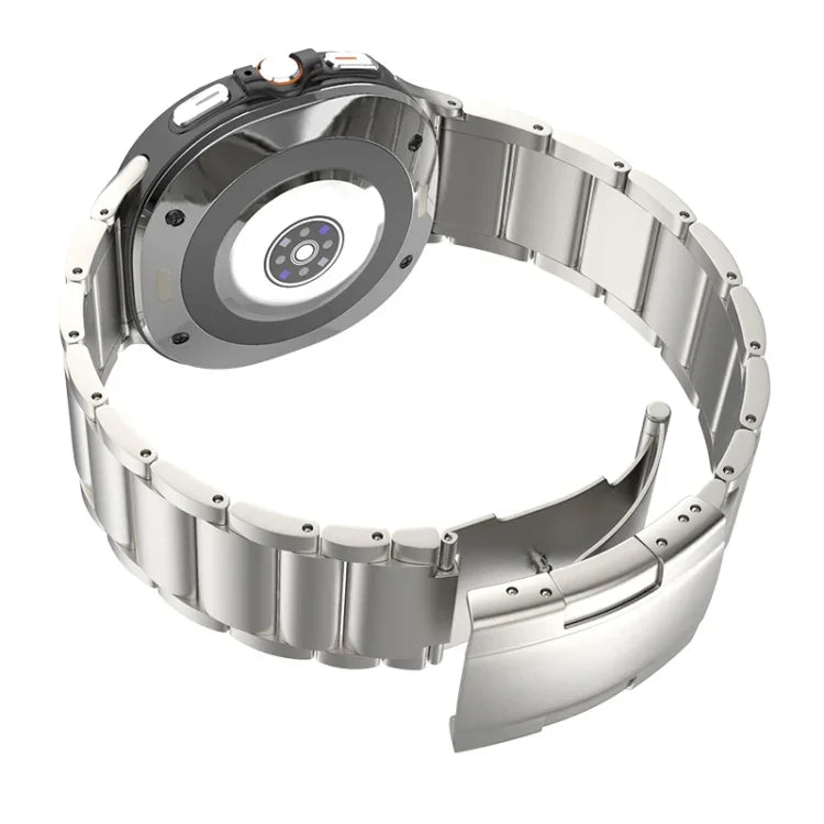 Dây đồng hồ thép titan khóa rùa ba hạt, Dành cho Samsung Galaxy Watch Ultra / Ultra 2025, Dành cho Samsung Galaxy Watch8 / Watch8 Classic