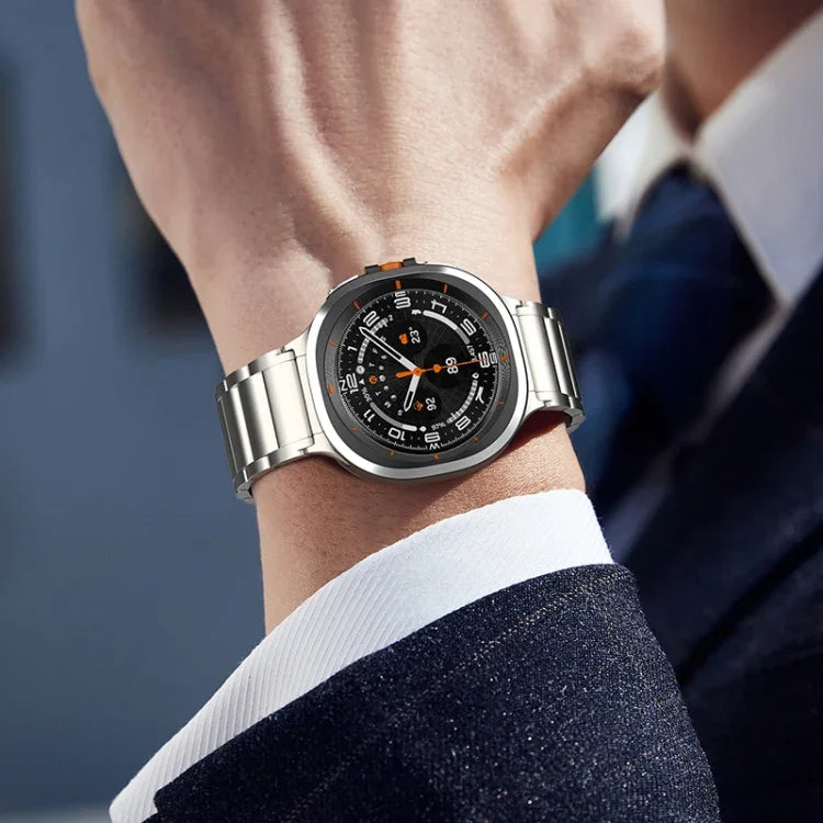 Dây đồng hồ thép titan khóa rùa ba hạt, Dành cho Samsung Galaxy Watch Ultra / Ultra 2025, Dành cho Samsung Galaxy Watch8 / Watch8 Classic