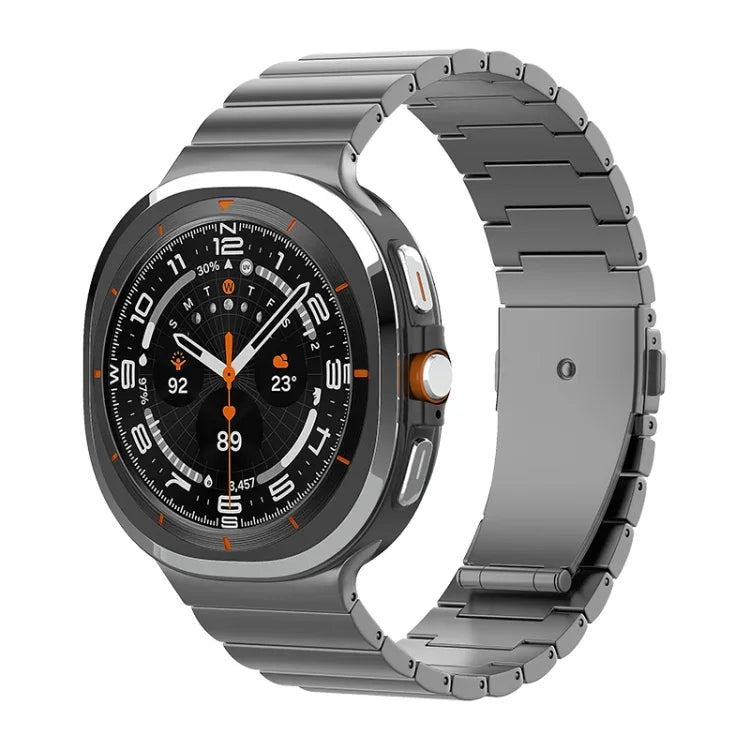 Dây đồng hồ khóa phẳng một hạt bằng titan nguyên chất, Dành cho Samsung Galaxy Watch Ultra / Ultra 2025, Dành cho Samsung Galaxy Watch8 / Watch8 Classic