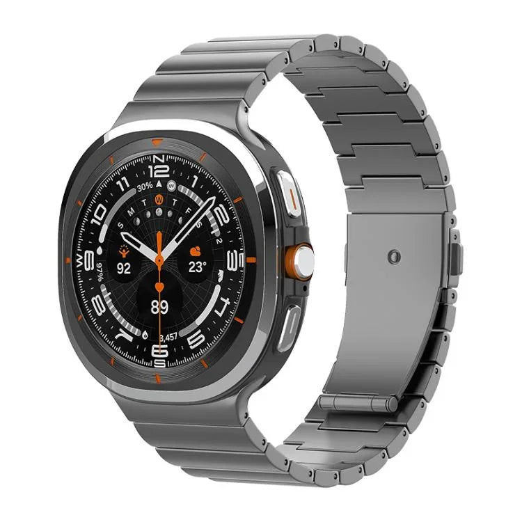 Dây đồng hồ khóa phẳng một hạt bằng titan nguyên chất, Dành cho Samsung Galaxy Watch Ultra / Ultra 2025, Dành cho Samsung Galaxy Watch8 / Watch8 Classic