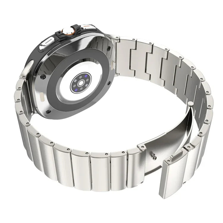 Dây đồng hồ khóa phẳng một hạt bằng titan nguyên chất, Dành cho Samsung Galaxy Watch Ultra / Ultra 2025, Dành cho Samsung Galaxy Watch8 / Watch8 Classic