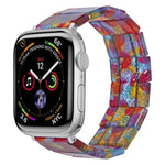 Dây đồng hồ nhựa resin vuông dây thun, Dành cho Apple Watch 46mm / 49mm / 45mm / 44mm, Dành cho Apple Watch 42mm / 41mm / 40mm / 38mm
