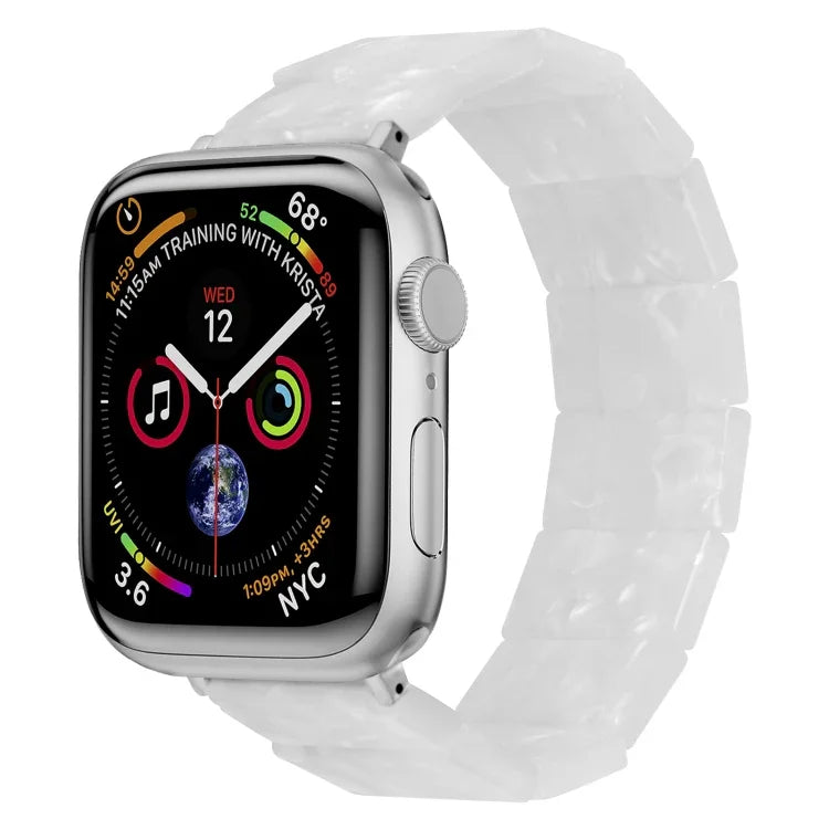 Dây đồng hồ nhựa resin vuông dây thun, Dành cho Apple Watch 46mm / 49mm / 45mm / 44mm, Dành cho Apple Watch 42mm / 41mm / 40mm / 38mm