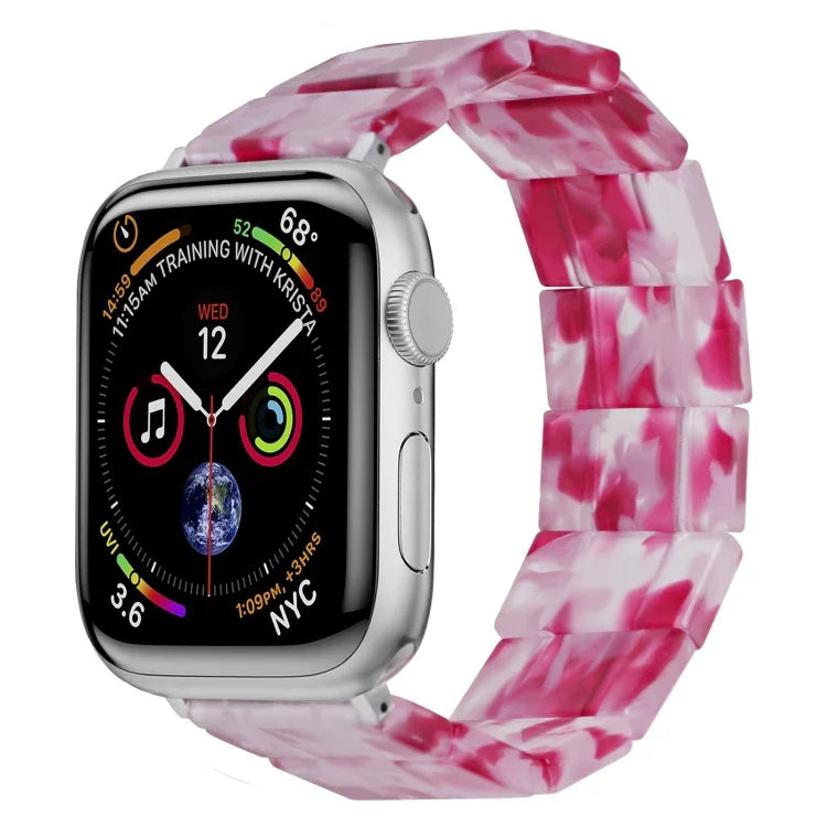 Dây đồng hồ nhựa resin vuông dây thun, Dành cho Apple Watch 46mm / 49mm / 45mm / 44mm, Dành cho Apple Watch 42mm / 41mm / 40mm / 38mm