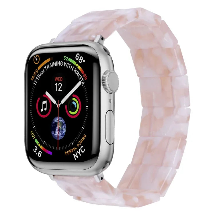 Dây đồng hồ nhựa resin vuông dây thun, Dành cho Apple Watch 46mm / 49mm / 45mm / 44mm, Dành cho Apple Watch 42mm / 41mm / 40mm / 38mm