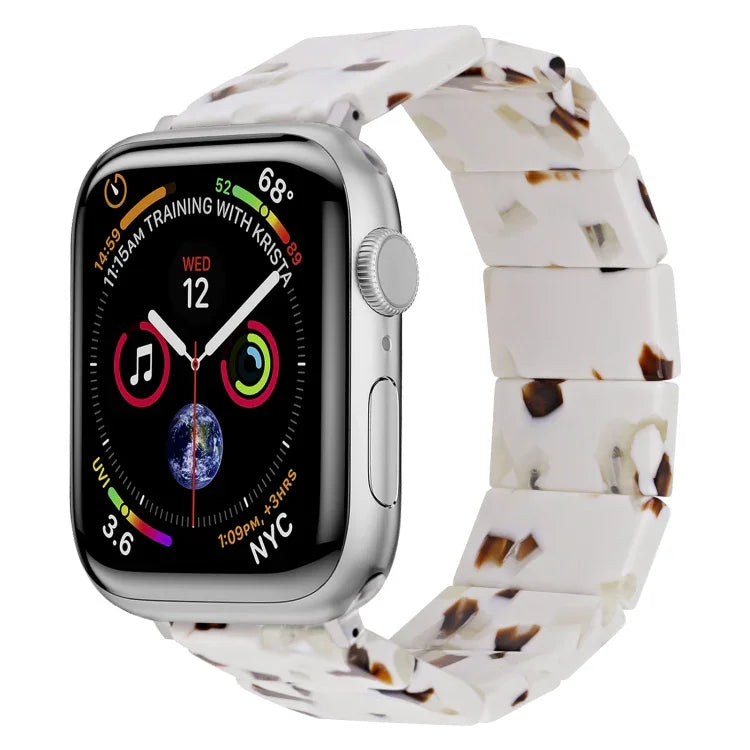 Dây đồng hồ nhựa resin vuông dây thun, Dành cho Apple Watch 46mm / 49mm / 45mm / 44mm, Dành cho Apple Watch 42mm / 41mm / 40mm / 38mm