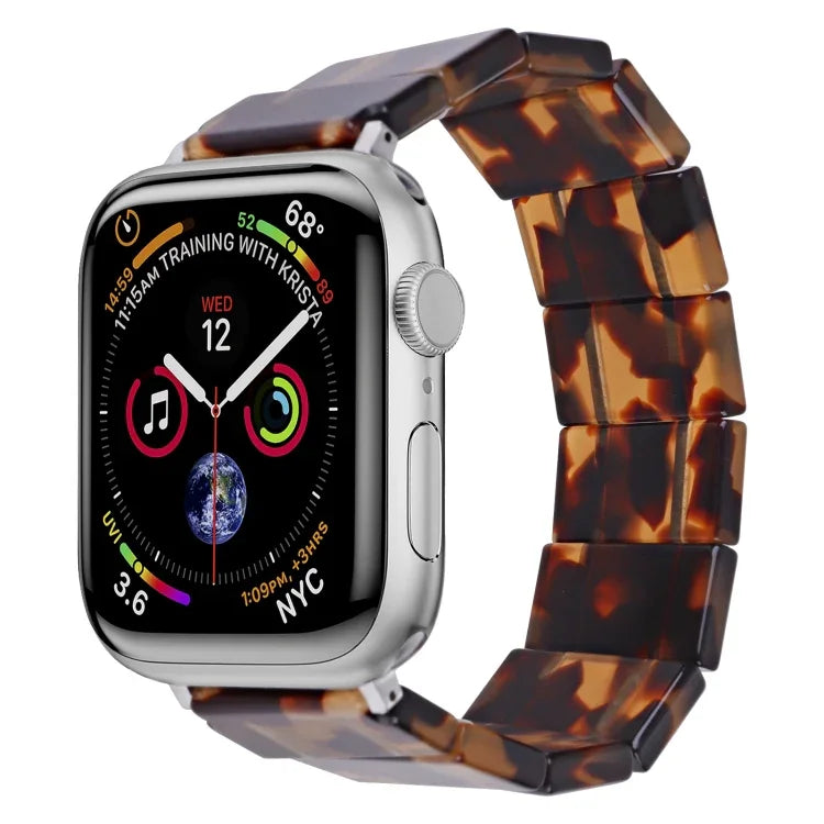 Dây đồng hồ nhựa resin vuông dây thun, Dành cho Apple Watch 46mm / 49mm / 45mm / 44mm, Dành cho Apple Watch 42mm / 41mm / 40mm / 38mm