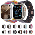 Dây đồng hồ nhựa resin vuông dây thun, Dành cho Apple Watch 46mm / 49mm / 45mm / 44mm, Dành cho Apple Watch 42mm / 41mm / 40mm / 38mm