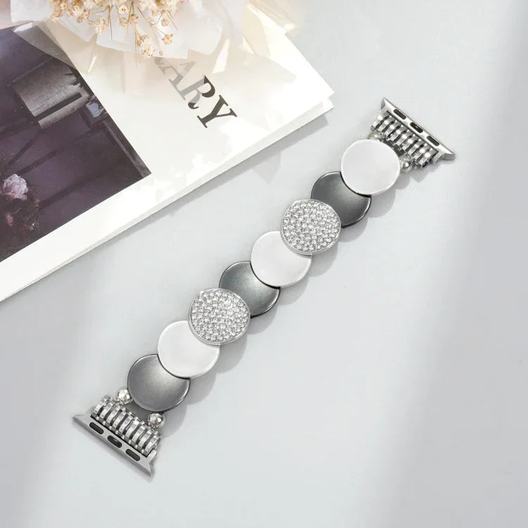 Dây đồng hồ kim loại chuỗi hợp kim, Dành cho Apple Watch 46mm / 49mm / 45mm / 44mm, Dành cho Apple Watch 42mm / 41mm / 40mm / 38mm