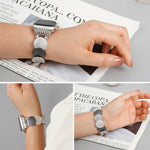Dây đồng hồ kim loại chuỗi hợp kim, Dành cho Apple Watch 46mm / 49mm / 45mm / 44mm, Dành cho Apple Watch 42mm / 41mm / 40mm / 38mm