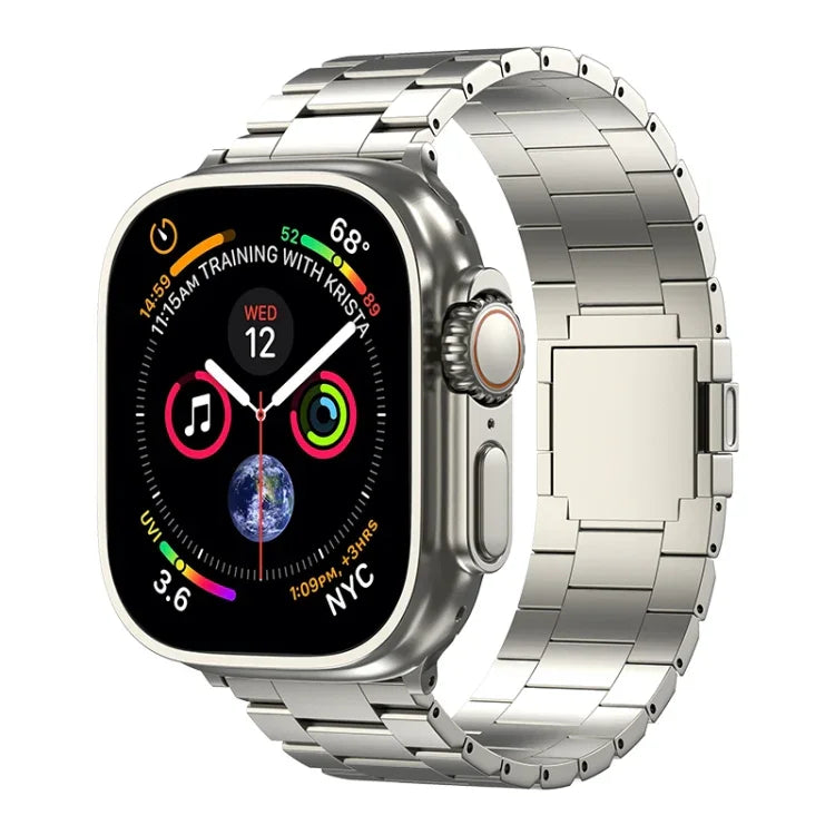 Dây đồng hồ hợp kim titan ba hạt nam châm, Dành cho Apple Watch 46mm / 49mm / 45mm / 44mm, Dành cho Apple Watch 42mm / 41mm / 40mm / 38mm