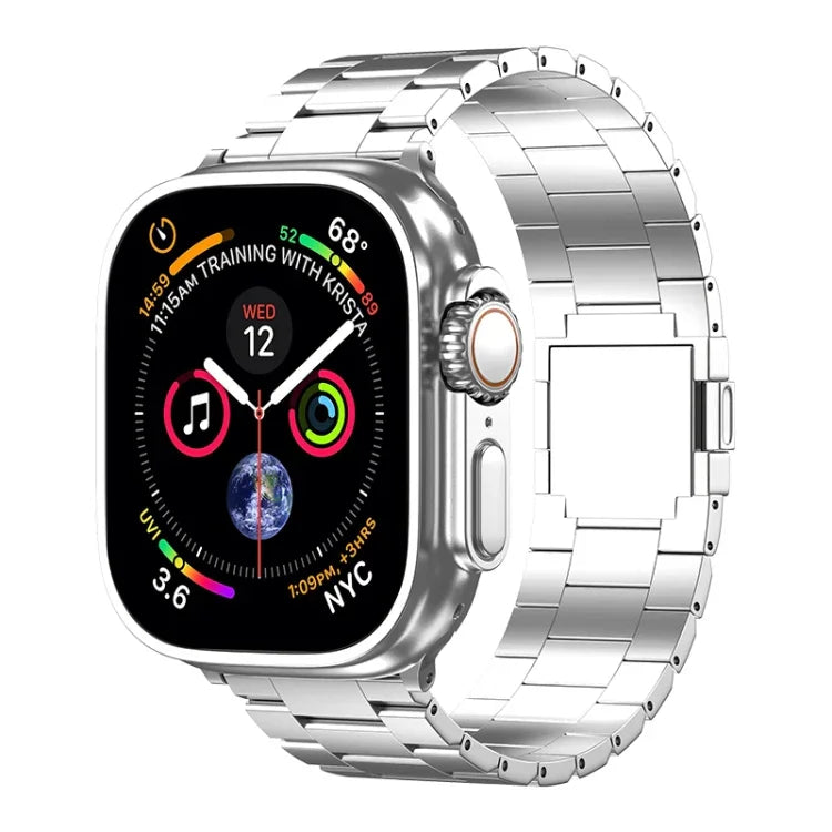 Dây đồng hồ hợp kim titan ba hạt nam châm, Dành cho Apple Watch 46mm / 49mm / 45mm / 44mm, Dành cho Apple Watch 42mm / 41mm / 40mm / 38mm
