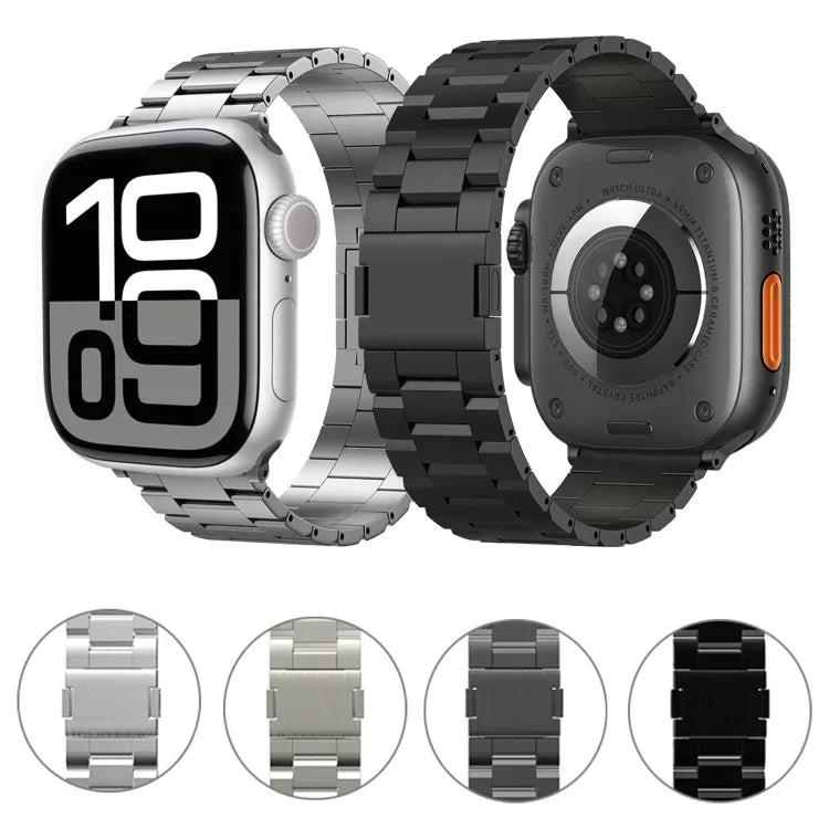 Dây đồng hồ hợp kim titan ba hạt nam châm, Dành cho Apple Watch 46mm / 49mm / 45mm / 44mm, Dành cho Apple Watch 42mm / 41mm / 40mm / 38mm
