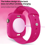 Ốp đồng hồ TPU Candy nửa phủ, Dành cho Apple Watch Series 11 / 10 46mm, Dành cho Apple Watch Series 11 / 10 42mm