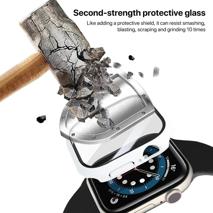Ốp đồng hồ tích hợp phim cường lực PC, Dành cho Apple Watch Series 10 / 11 46mm, Dành cho Apple Watch Series 10 / 11 42mm
