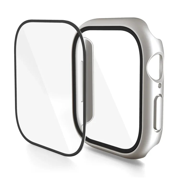 Ốp đồng hồ tích hợp phim cường lực PC, Dành cho Apple Watch Series 10 / 11 46mm, Dành cho Apple Watch Series 10 / 11 42mm
