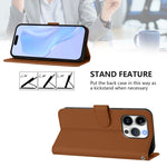 Ốp lưng điện thoại da màu trơn cảm giác da kèm dây đeo, dành cho iPhone 16 Pro, iPhone 16 Plus