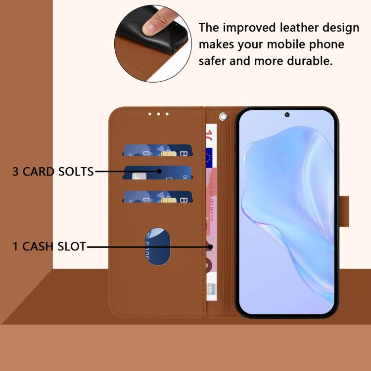 Ốp lưng điện thoại da màu trơn cảm giác da kèm dây đeo, dành cho iPhone Air, iPhone 16 Pro Max
