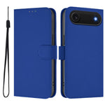 Ốp lưng điện thoại da màu trơn cảm giác da kèm dây đeo, dành cho iPhone Air, iPhone 16 Pro Max