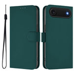 Ốp lưng điện thoại da màu trơn cảm giác da kèm dây đeo, dành cho iPhone Air, iPhone 16 Pro Max