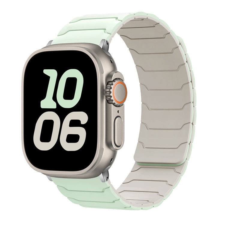 Dây đồng hồ silicone từ tính, dành cho Apple Watch 46mm / 49mm / 45mm / 44mm, dành cho Apple Watch 42mm / 41mm / 40mm / 38mm
