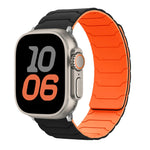 Dây đồng hồ silicone từ tính, dành cho Apple Watch 46mm / 49mm / 45mm / 44mm, dành cho Apple Watch 42mm / 41mm / 40mm / 38mm