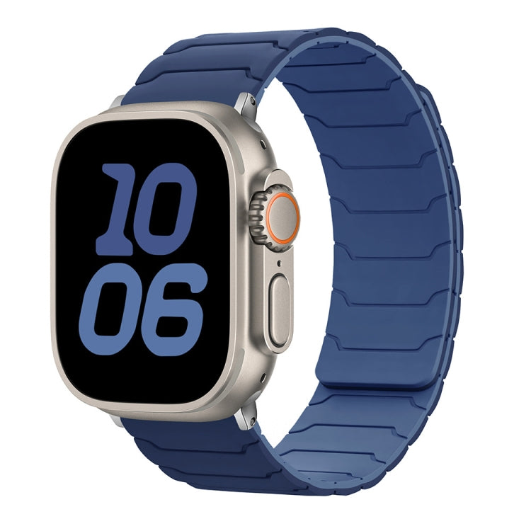 Dây đồng hồ silicone từ tính, dành cho Apple Watch 46mm / 49mm / 45mm / 44mm, dành cho Apple Watch 42mm / 41mm / 40mm / 38mm