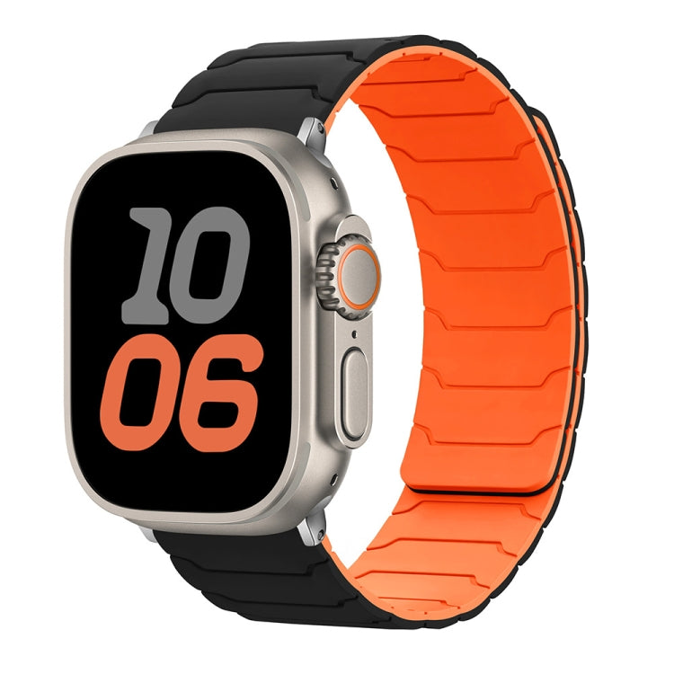 Dây đồng hồ silicone từ tính, dành cho Apple Watch 46mm / 49mm / 45mm / 44mm, dành cho Apple Watch 42mm / 41mm / 40mm / 38mm