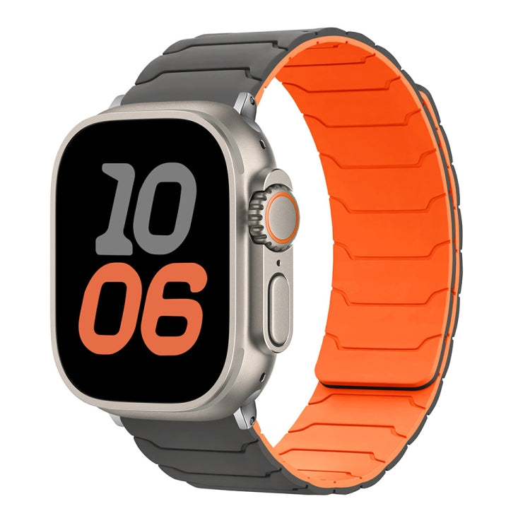 Dây đồng hồ silicone từ tính, dành cho Apple Watch 46mm / 49mm / 45mm / 44mm, dành cho Apple Watch 42mm / 41mm / 40mm / 38mm