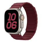 Dây đồng hồ silicone từ tính, dành cho Apple Watch 46mm / 49mm / 45mm / 44mm, dành cho Apple Watch 42mm / 41mm / 40mm / 38mm