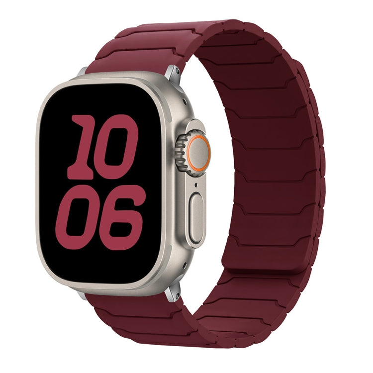 Dây đồng hồ silicone từ tính, dành cho Apple Watch 46mm / 49mm / 45mm / 44mm, dành cho Apple Watch 42mm / 41mm / 40mm / 38mm