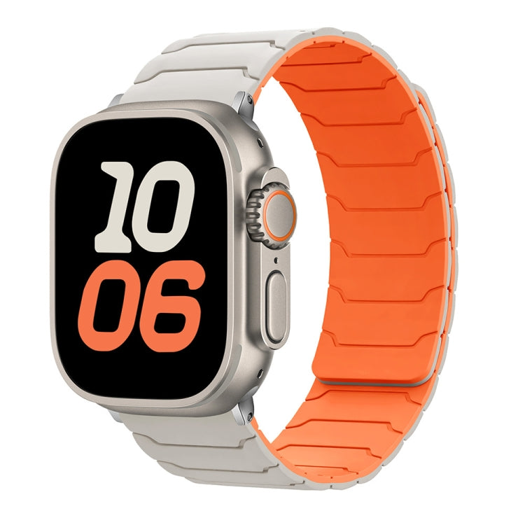 Dây đồng hồ silicone từ tính, dành cho Apple Watch 46mm / 49mm / 45mm / 44mm, dành cho Apple Watch 42mm / 41mm / 40mm / 38mm