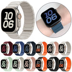 Dây đồng hồ silicone từ tính, dành cho Apple Watch 46mm / 49mm / 45mm / 44mm, dành cho Apple Watch 42mm / 41mm / 40mm / 38mm