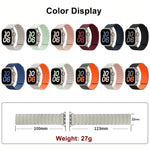 Dây đồng hồ silicone từ tính, dành cho Apple Watch 46mm / 49mm / 45mm / 44mm, dành cho Apple Watch 42mm / 41mm / 40mm / 38mm