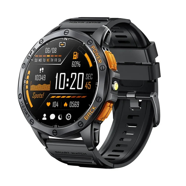 Đồng hồ thông minh thể thao LEMFO K67 màn hình AMOLED 1.43 inch GPS, hỗ trợ gọi Bluetooth / theo dõi sức khỏe