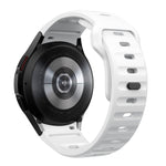 Dây đồng hồ silicone vân sóng khóa ngược, dành cho Samsung Galaxy Watch 7 / 6 / 5 / 4